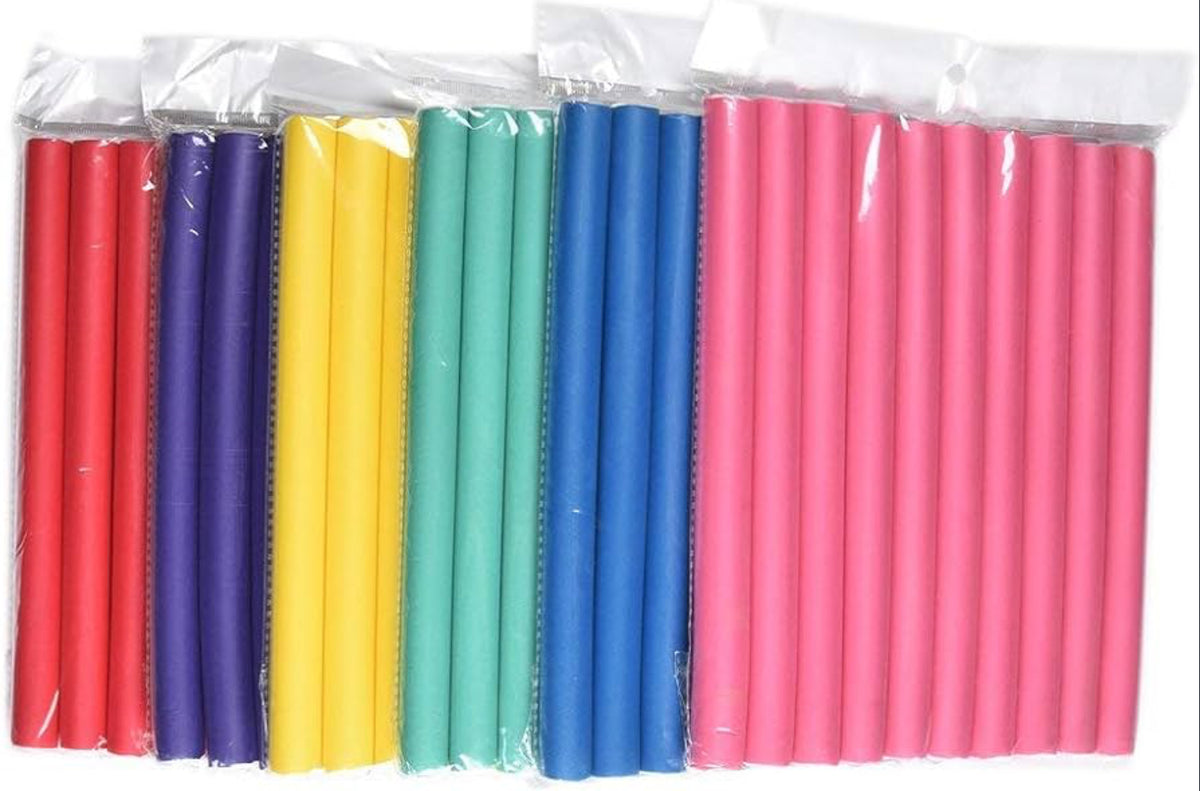 Flexible curling rods